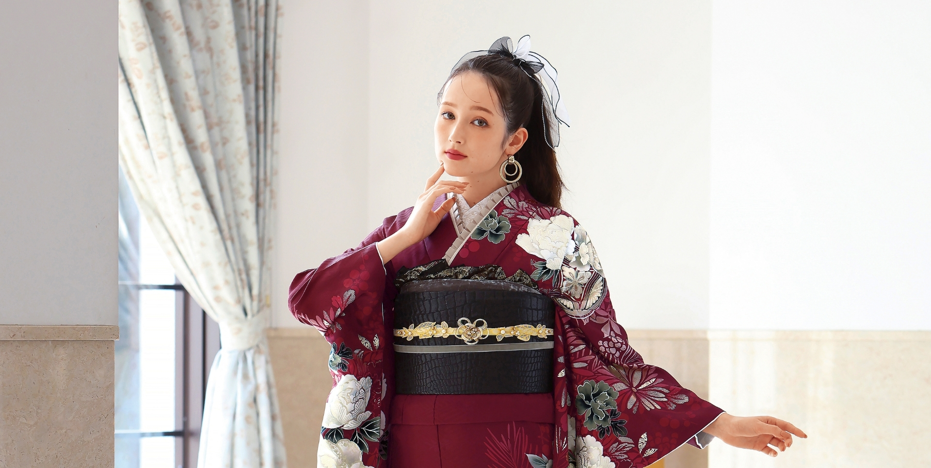 お振袖 NEW FURISODEのご紹介】 新作振袖バイカラー 入荷しました✨ 黒